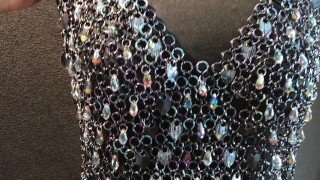 Christal Chain Dress try on haul handmade by Ero Chains!