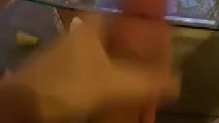 Cum on his feet 