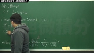 復甦真・最大華人微積分教學頻道 極限篇重點二：極限的直觀定義｜精選範例 2-3｜數學老師張旭