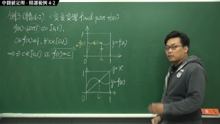 [復甦][真・Pronhub 最大華人微積分教學頻道] 連續篇重點四：中間值定理｜精選範例 4-2｜數學老師張旭