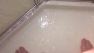 I really wish my hot wife could join me in my daily shower routine. 