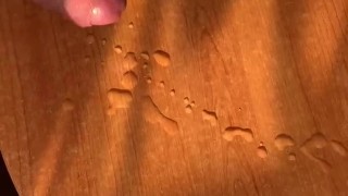 Hot Precum - cum - pissing - big thick cock - hanging balls - soft cock 