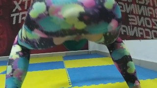 Risky PUSSY n BUTT PLUG Flashing at Public GYM# Special SEXY Leggings # Part 2