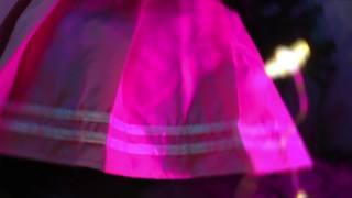 ♡ SCHOOL–GIRL, WET PUSSY, FISHNET, VIBRATOR AND LIL DILDO ♡