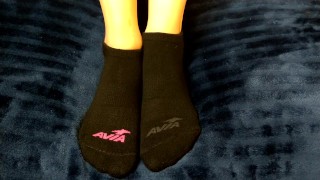 sock removal tease