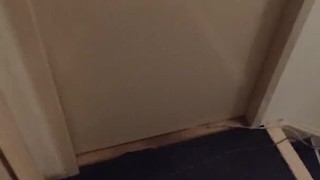 My neighbour and friends PART 2 almost made me cum when I touched their door