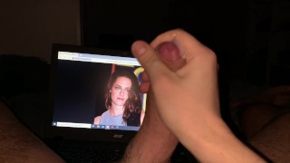 Jerk off on kristen stewart with explode sperm