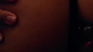 Asian Tranny and her anal toy
