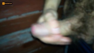Public masturbation: I jerk off at the beach by night