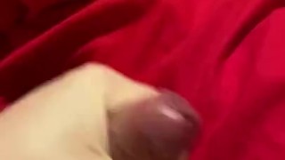 First video of 2021 me wanking my hard cock and cuming hard