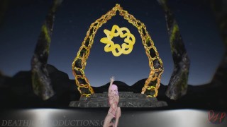 MMD R18+ Misaka Scream Portal Island Stage 1169