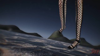 MMD R18+ Misaka Mesh 1.2 Hibikase Portalt Island Stage 1173