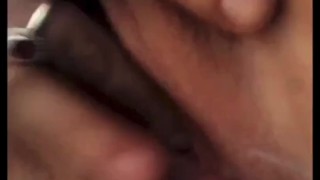 Wet ass pussy shows off butt plug ANAL and squirting