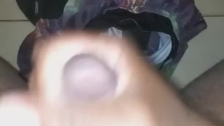 Horny thick dude 1st cum for the year