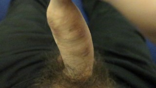 Playing With the Foreskin on my Uncircumcised Cock!