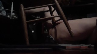 Chair Fuck #3! Different angle, I came soooooo hard!