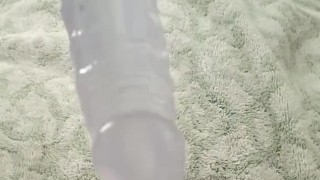 WET PUSSY LOVING DILDO FUCK IN SLO-MO
