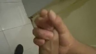 Paja casera en baño 