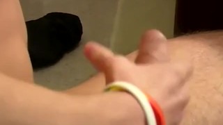 Hot tattooed British amateur Zack masturbates in horny solo