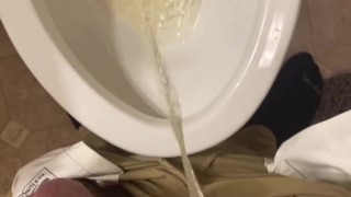 Straight Married Guy Pissing