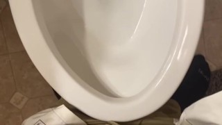 Straight Married Guy Pissing