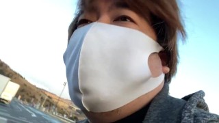 別府湾サービスエリアで朝を迎えた男