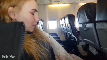 420px x 237px - She Couldn't Wait Anymore! Jerking and Sucking Cock in a Public Plane -  Free Porn Videos - YouPorn