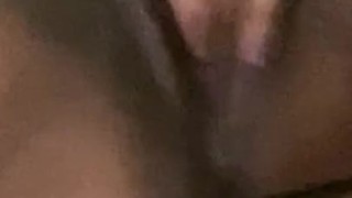 FAT CREAMY pussy play