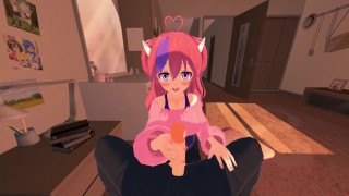 Ironmouse rides your dick POV - Vtuber Hentai.