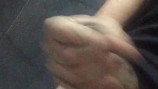 Man with big dick masturbating