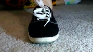 Removing My Sneakers and Sweaty Socks
