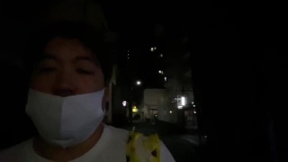 深夜の六本木を徘徊し、恐怖におののく動画