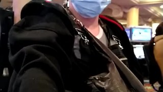 Gambling Smoking Slut Strikes Again l