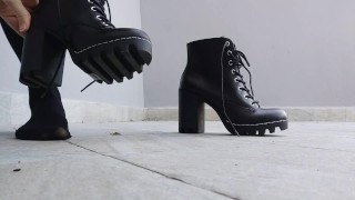 Do you wish to lick my feet, slave? I show you...