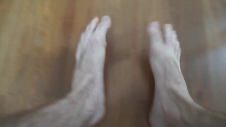 The boy love watching on LEGS - homemade fetish