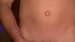 Having some fun in front of the camera