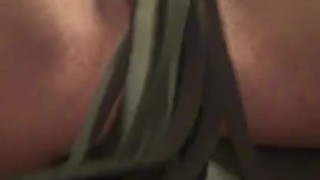 Freaky teen pleases herself uses whip