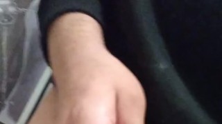 Point of view cum shot made a mess