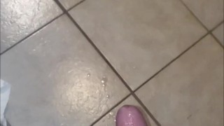 Cumming like a fountain with my toy in slowmo!!