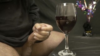 Cumming in a wine glass ~ LoadsMalone