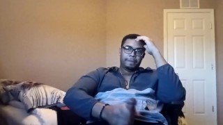 Stroking From Home..... Coworkers Remote Bang Part One