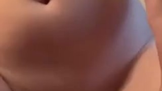 Yummy pussy takes big dildo 