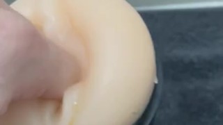 Hard cock fucks pocket pussy