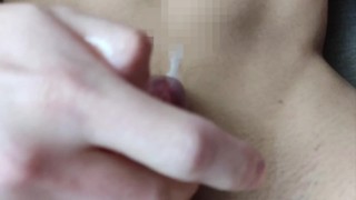 Muscular Asians masturbate with handjobs. Ejaculate a lot. Sexy moaning.