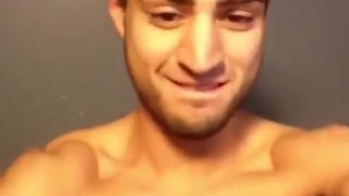 Guy shows off his big dick