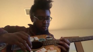 Play my guitar to a nice tune