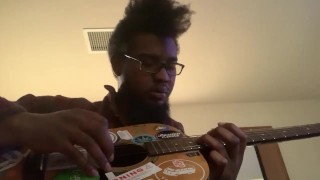 Having some fun playing to a nice tune