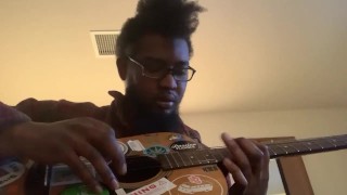 Having some fun playing to a nice tune