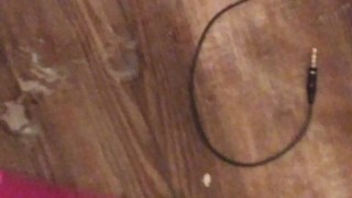 Cummed on the floor just now