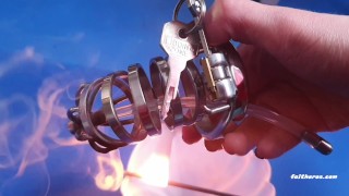 Chastity Device Tease By Money Mistress